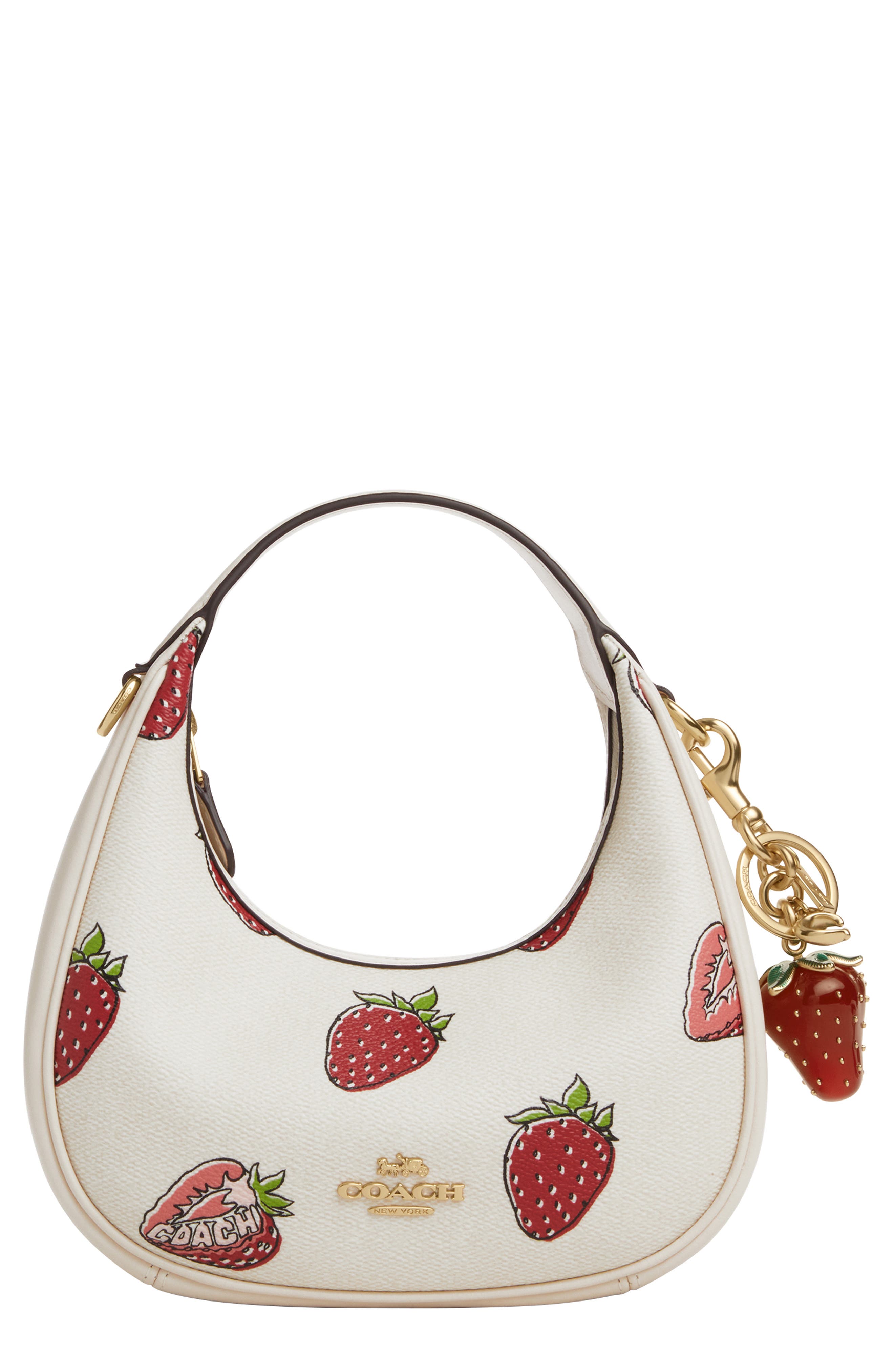 COACH Strawberry Bag Charm