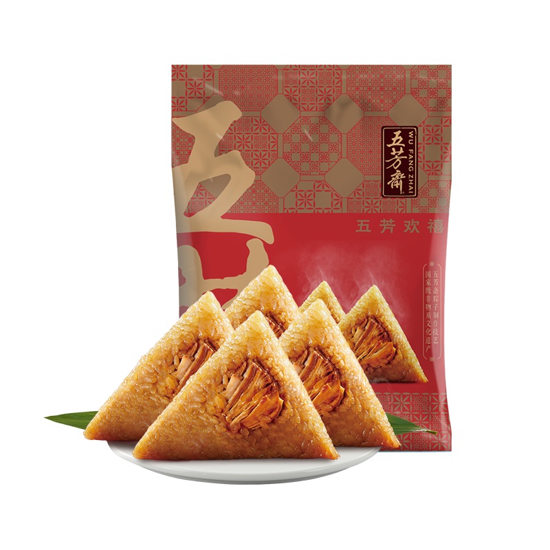【五芳斋旗舰店】粽子鲜肉粽4个