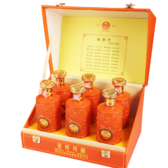 159元包邮！白水杜康 52度纯粮食浓香型白酒500ml*6瓶