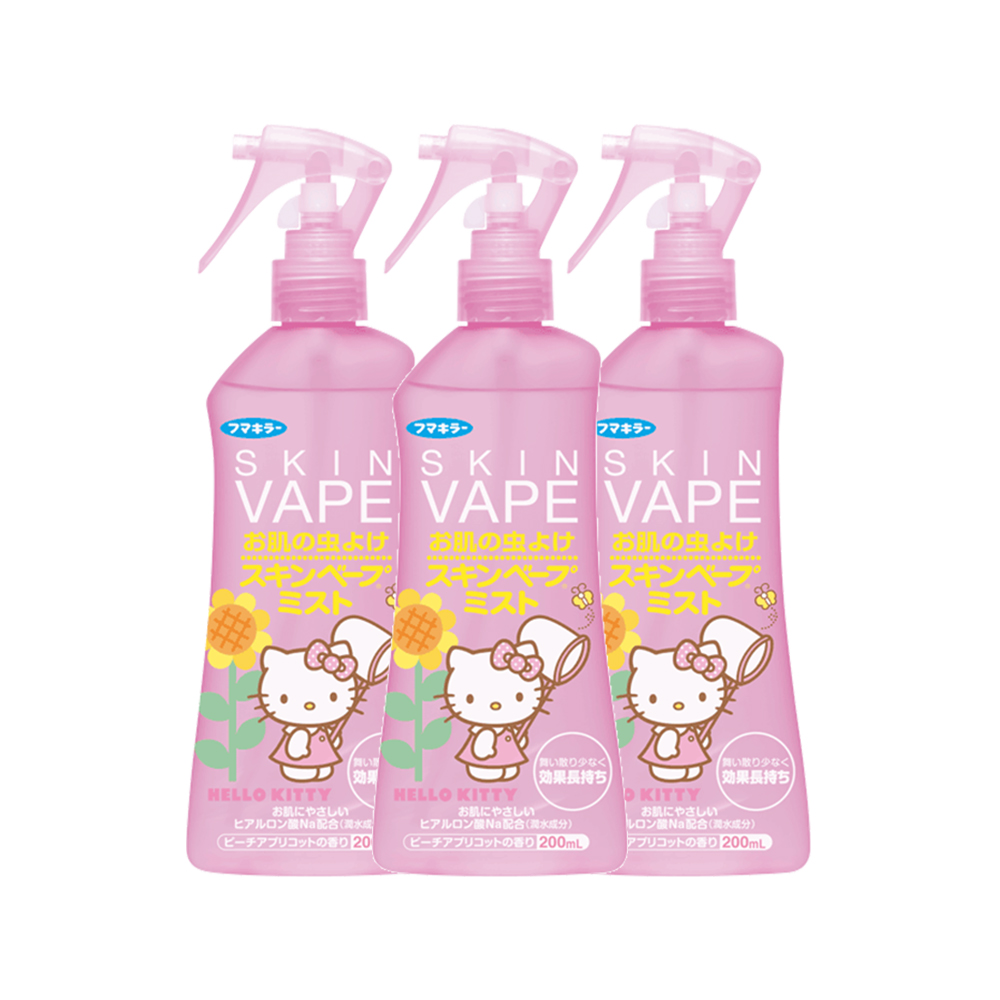 3瓶！日本vape婴儿户外驱蚊喷雾200ml