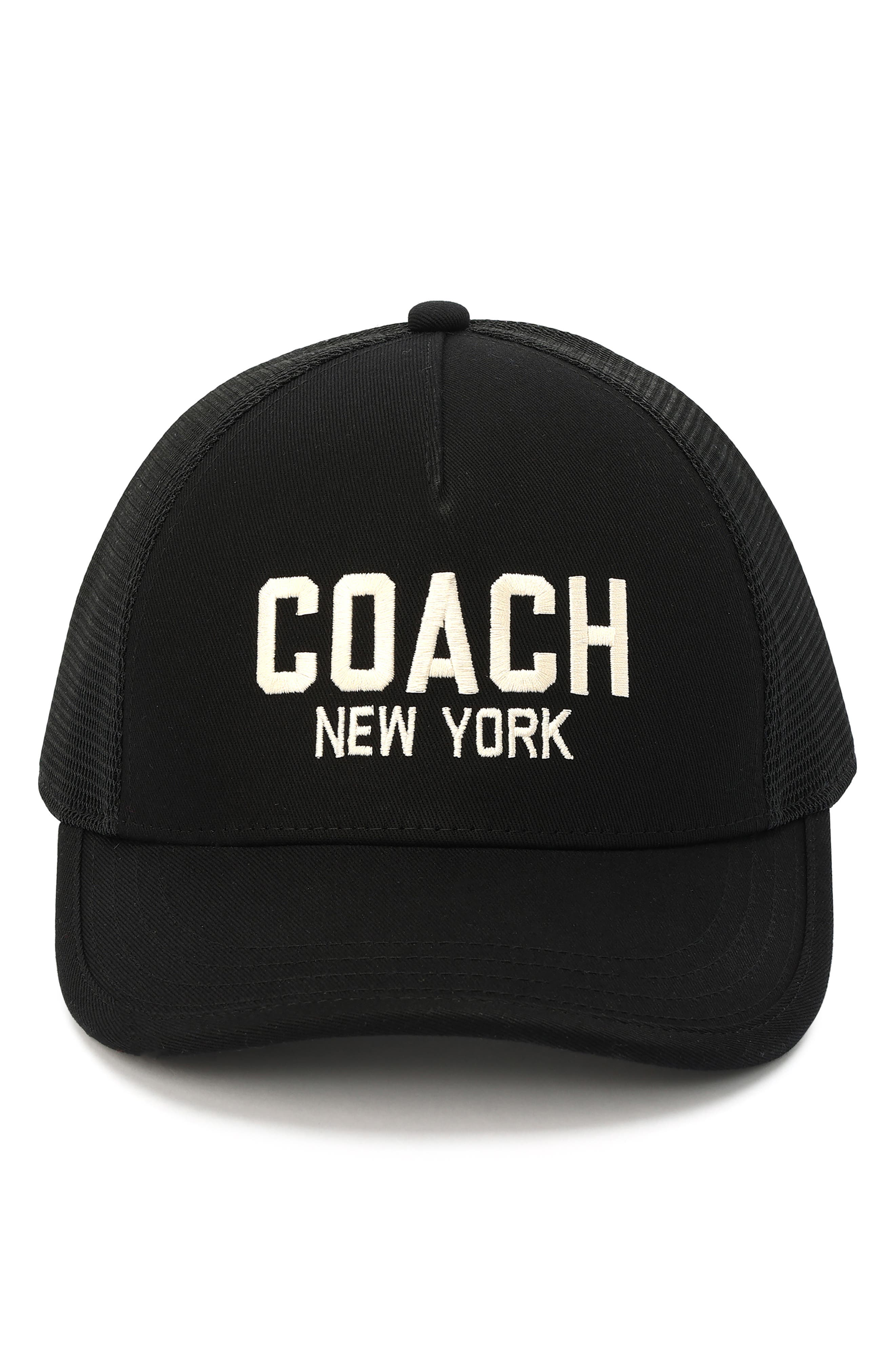 COACH Logo Cotton Twill Trucker Hat