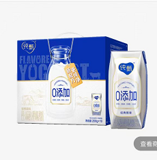 23元包邮！蒙牛纯甄0添加原味酸奶利乐钻200g×10盒