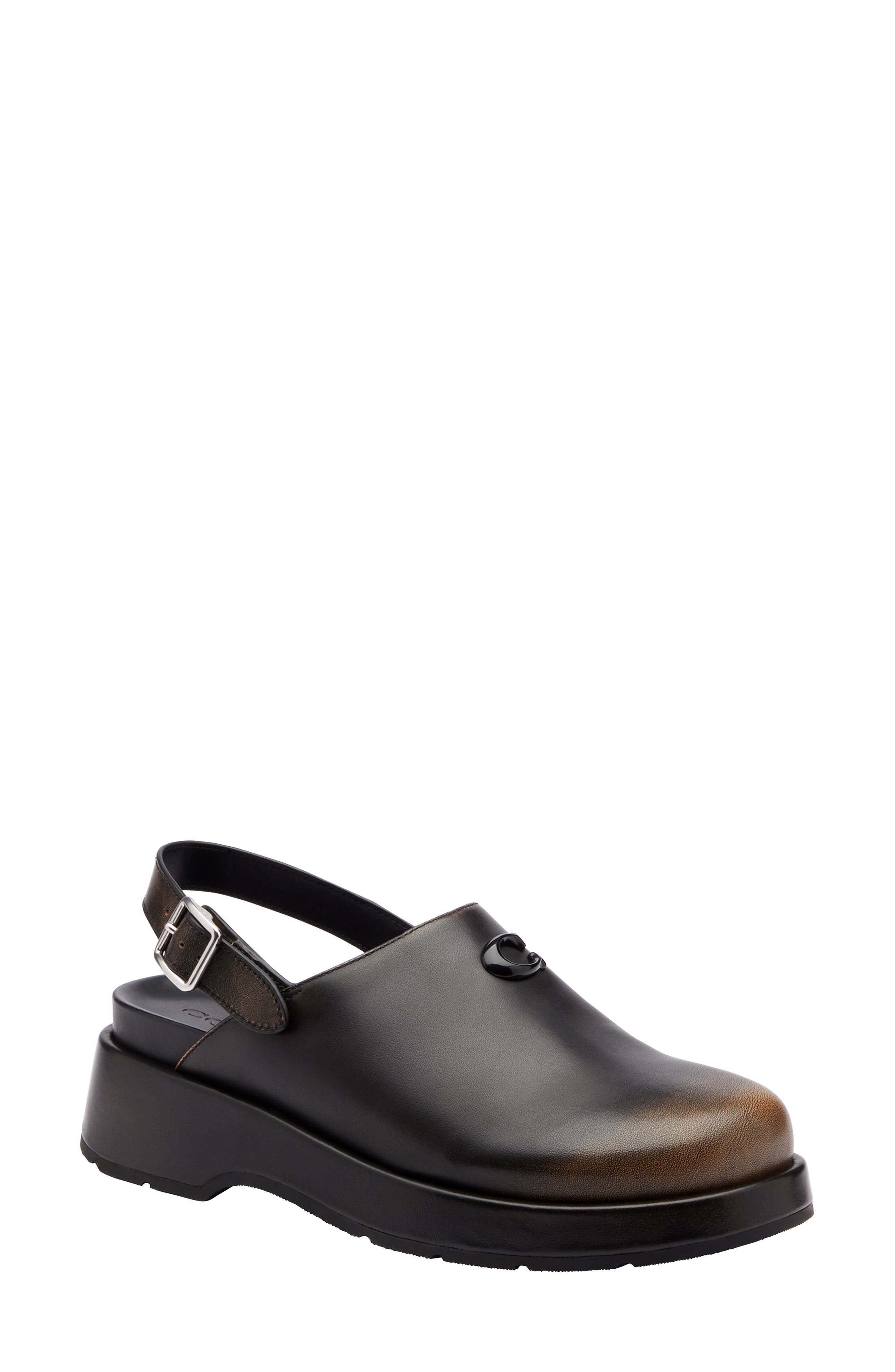 COACH Sculpted C Loved Slingback Platform Clog