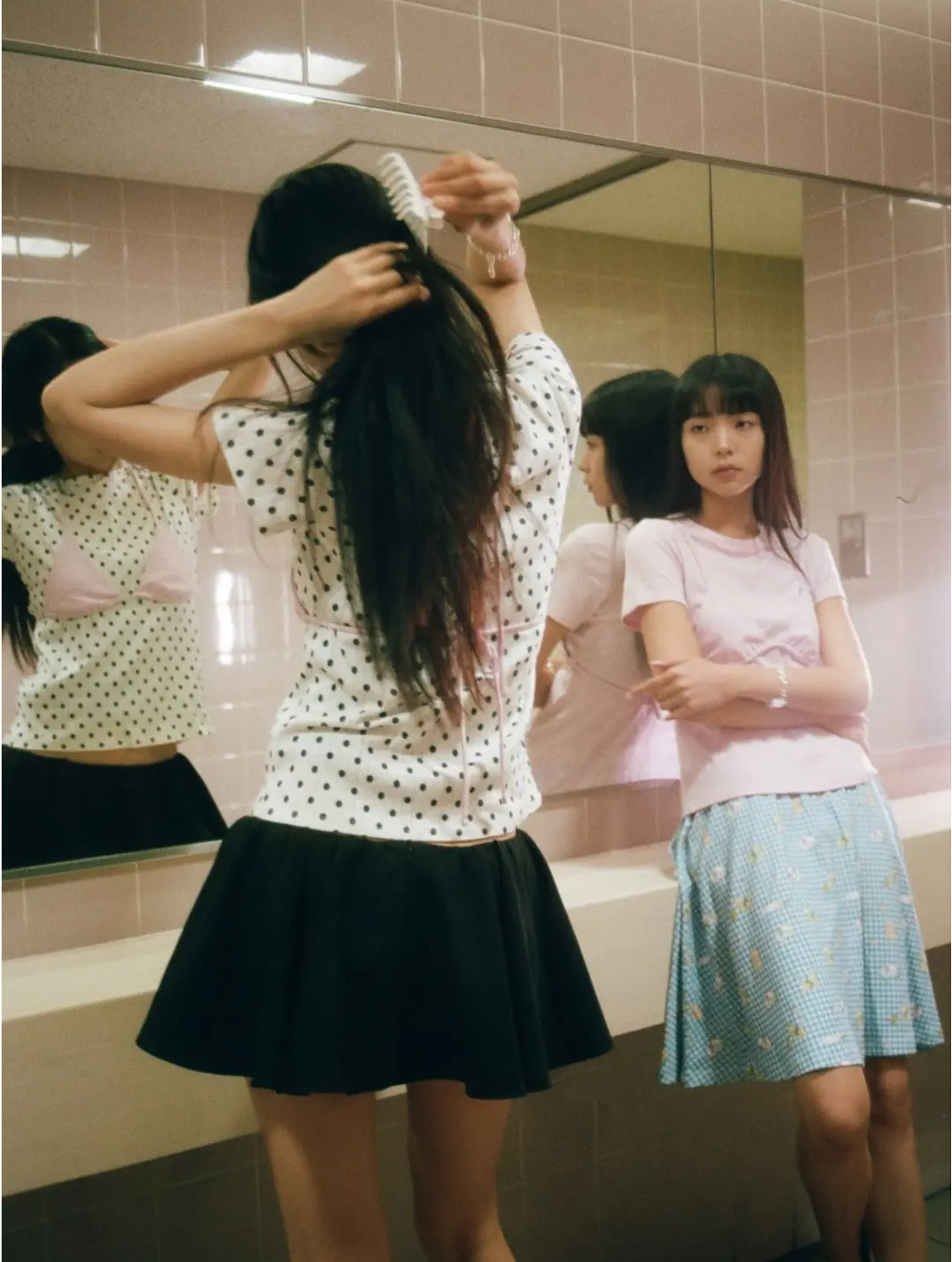 Sandy Liang fashion campaign featuring quirky feminine designs