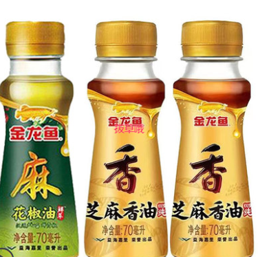 12.8元包邮！金龙鱼芝麻油3瓶组合装