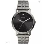 Fossil Lux Luther Three Hand Gunmetal Gray男表44mm