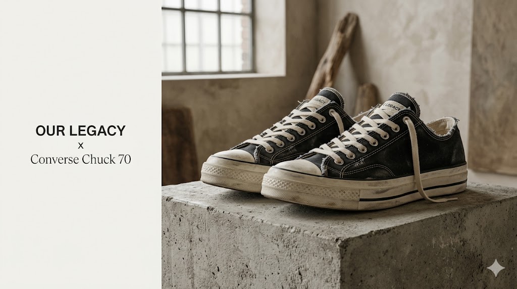OUR LEGACY WORK SHOP x Converse Chuck 70 Distressed Collab Sneaker