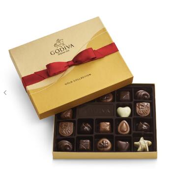 Godiva Assorted巧克力礼盒 18粒装