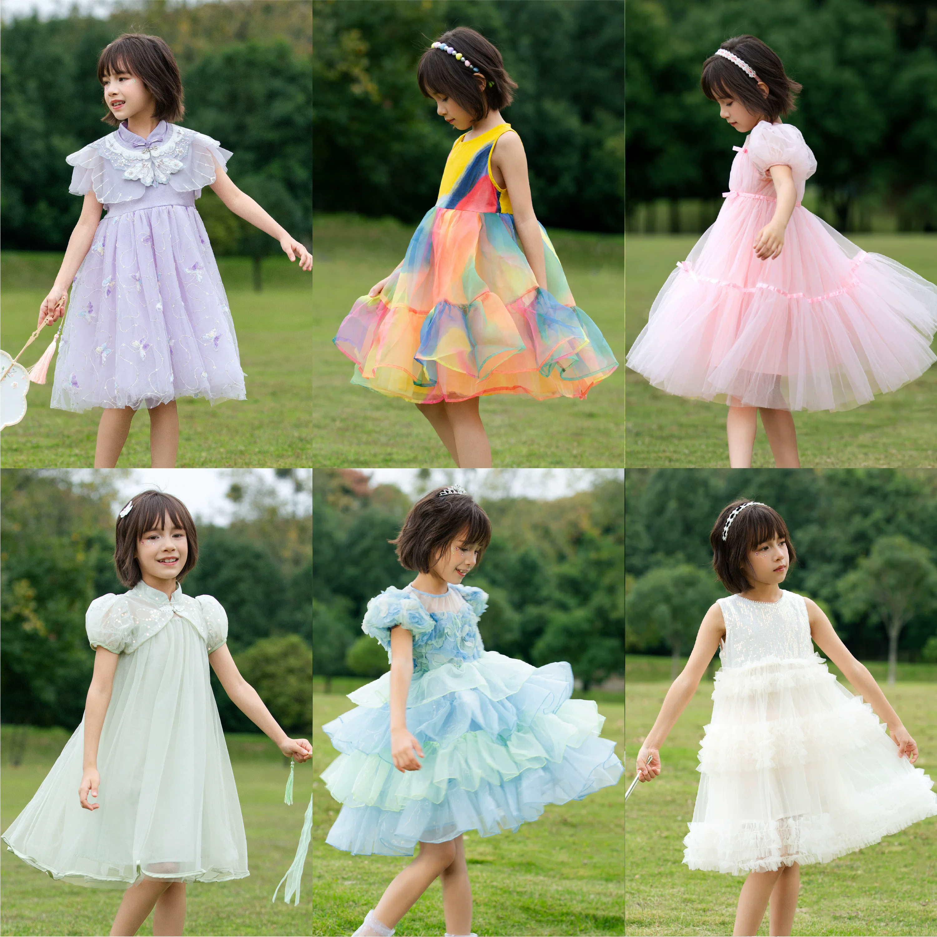 【Banba半芭】新款女童连衣裙套装集合链接