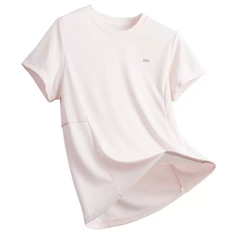 鸿星尔克女士冰丝速干运动t恤