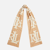 Ralph Lauren拉夫劳伦字母双面针织围巾