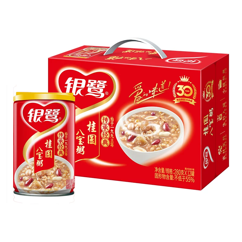 银鹭桂圆八宝粥280g*12罐