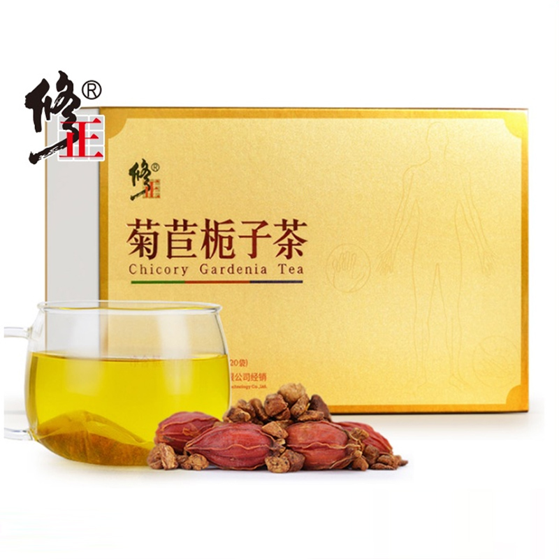 可签到【修正】降三高菊苣栀子茶