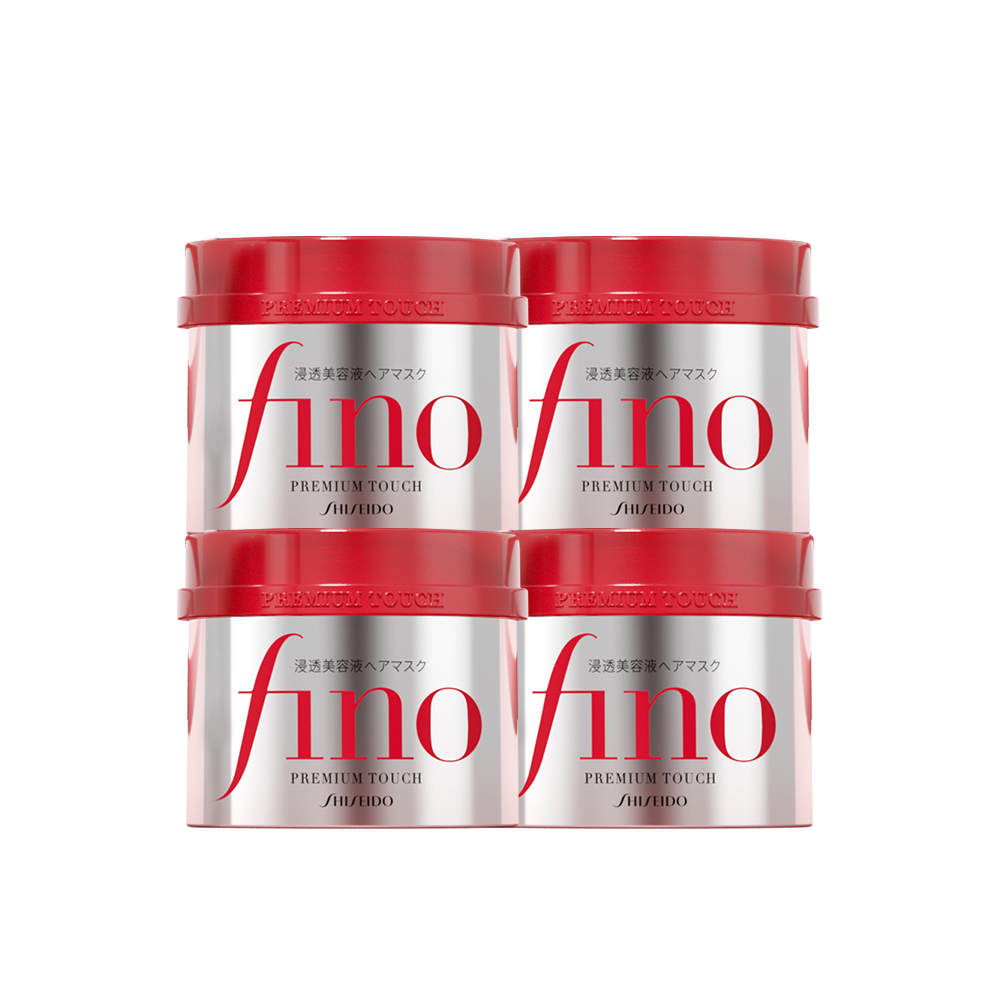 4瓶！Fino发膜护发素改善毛躁修复干枯柔顺