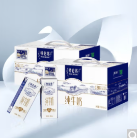 89元包邮！​特仑苏 低脂纯牛奶 250mL×12包*2件