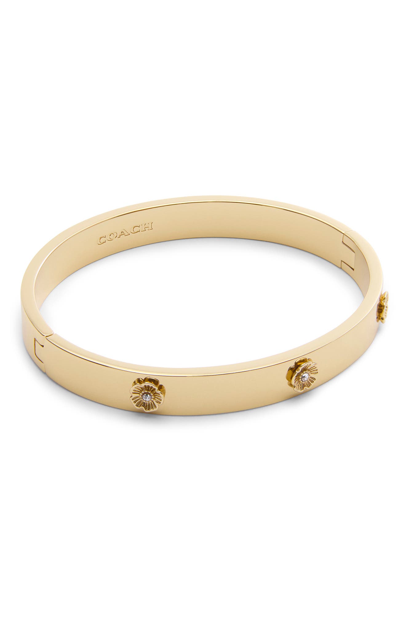 COACH Tea Rose Bangle Bracelet