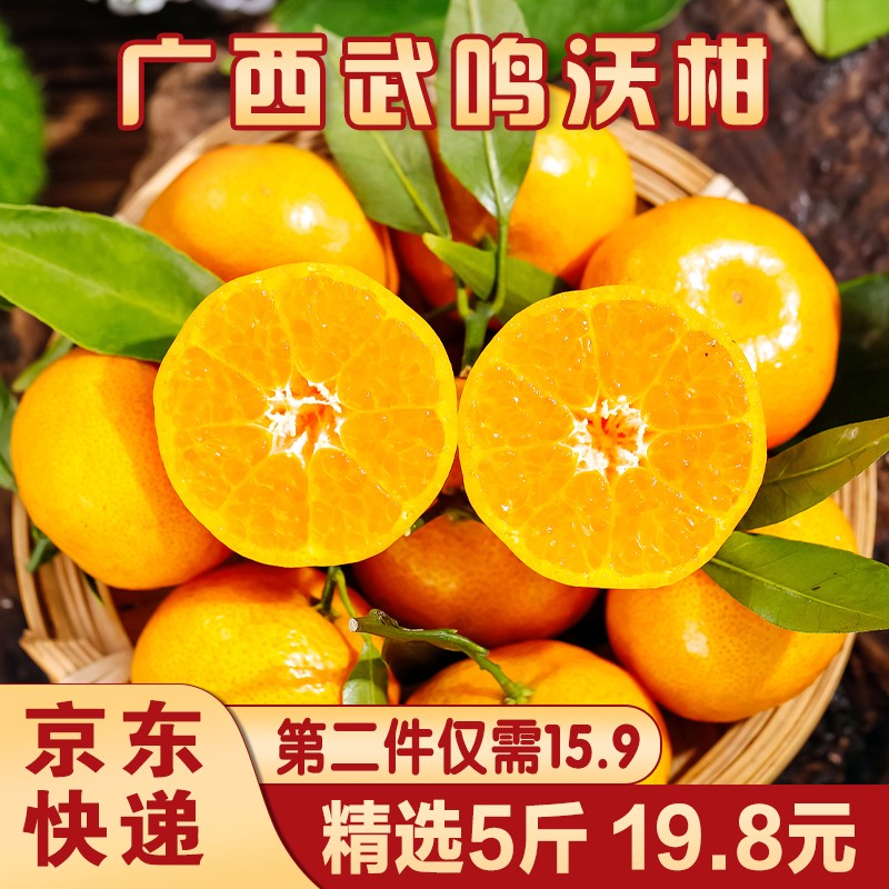 【旗舰店】广西武鸣沃柑 应季柑橘桔子 5斤 精选中大果