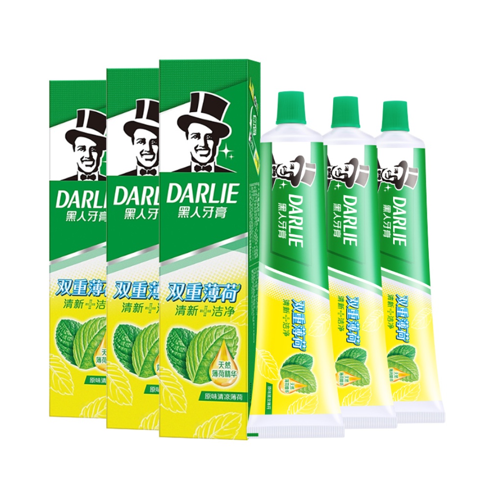 【立减5】黑人牙膏薄荷175g*3支