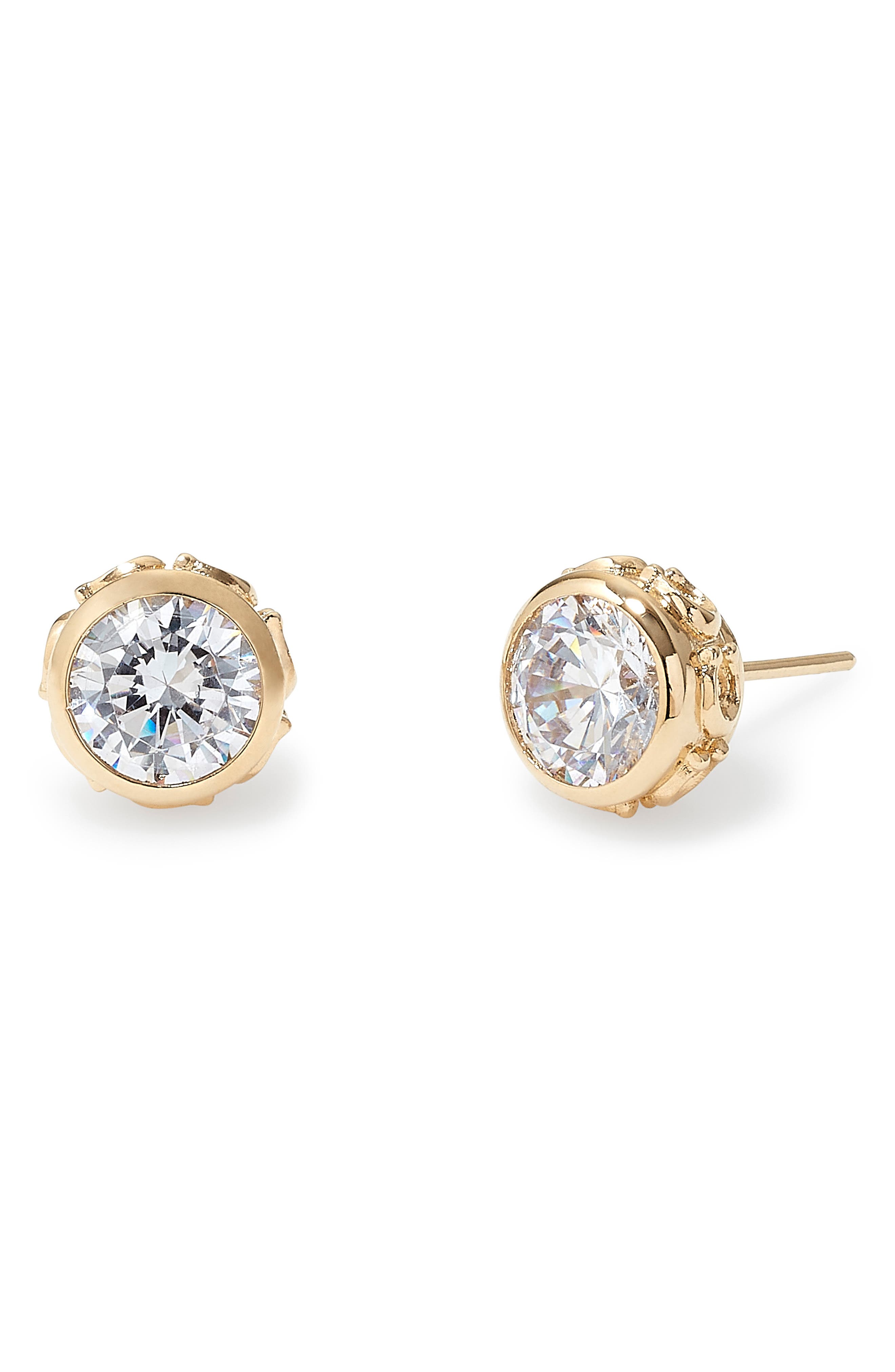 COACH Logo Setting Stud Earrings