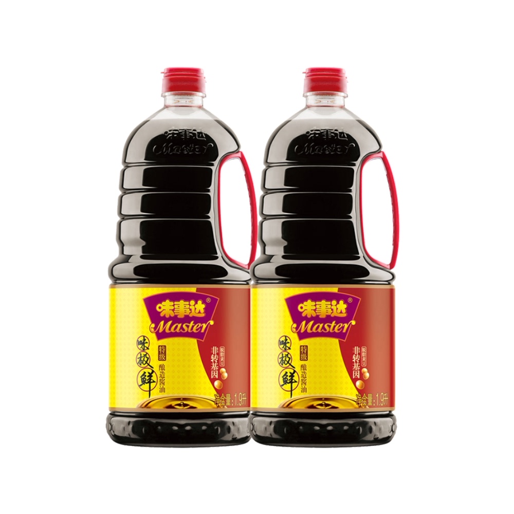 味事达特级味极鲜酱油1.9L*2瓶
