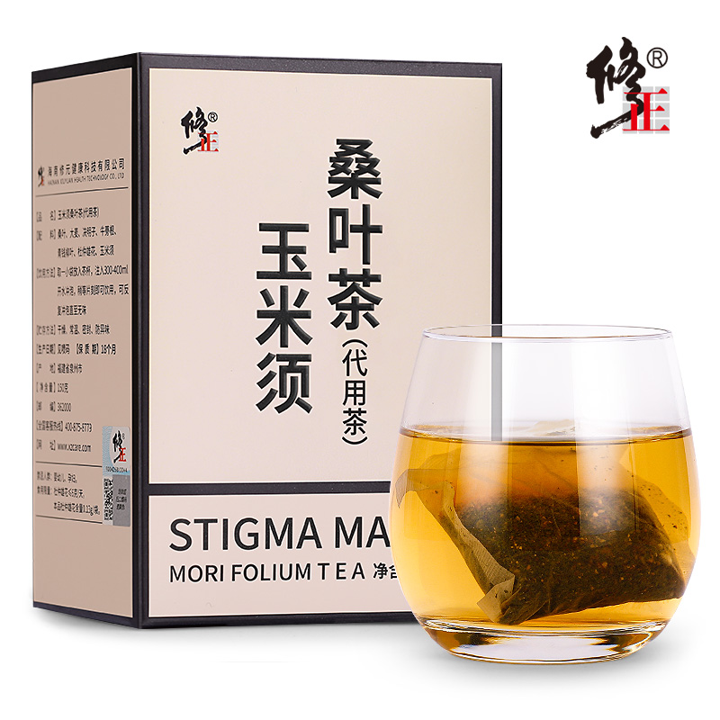 带签到【修正】玉米须青钱柳绞股蓝桑叶茶