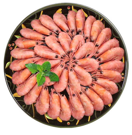 11.82元/件！禧美海产 禧美 加拿大熟冻北极甜虾 500g/袋 65-85只（需拍4件+凑单）