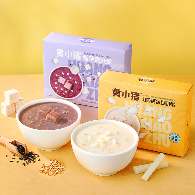 【黄小猪】早餐八宝粥260g*2盒