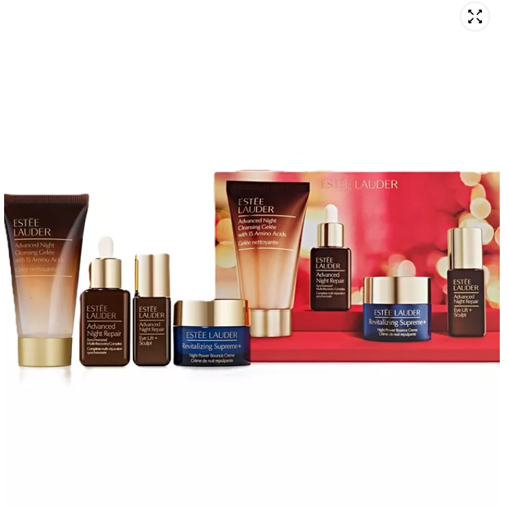 37折+送护肤6件套！Estée Lauder 雅诗兰黛 Advanced Night Repair 小棕瓶夜间修护四件套礼盒