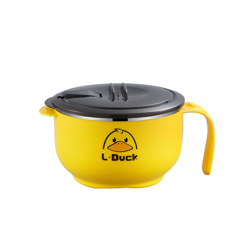 【小黄鸭联名】304不锈钢饭盒泡面碗