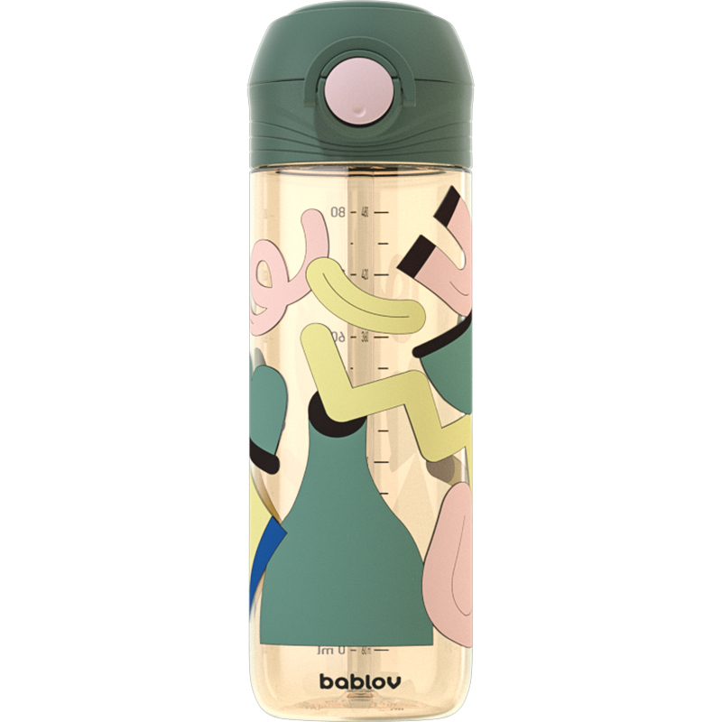 bablov旗舰店可爱少女吸管水杯