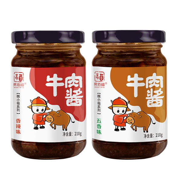 低至4元包邮！魏小福牛肉酱210ml