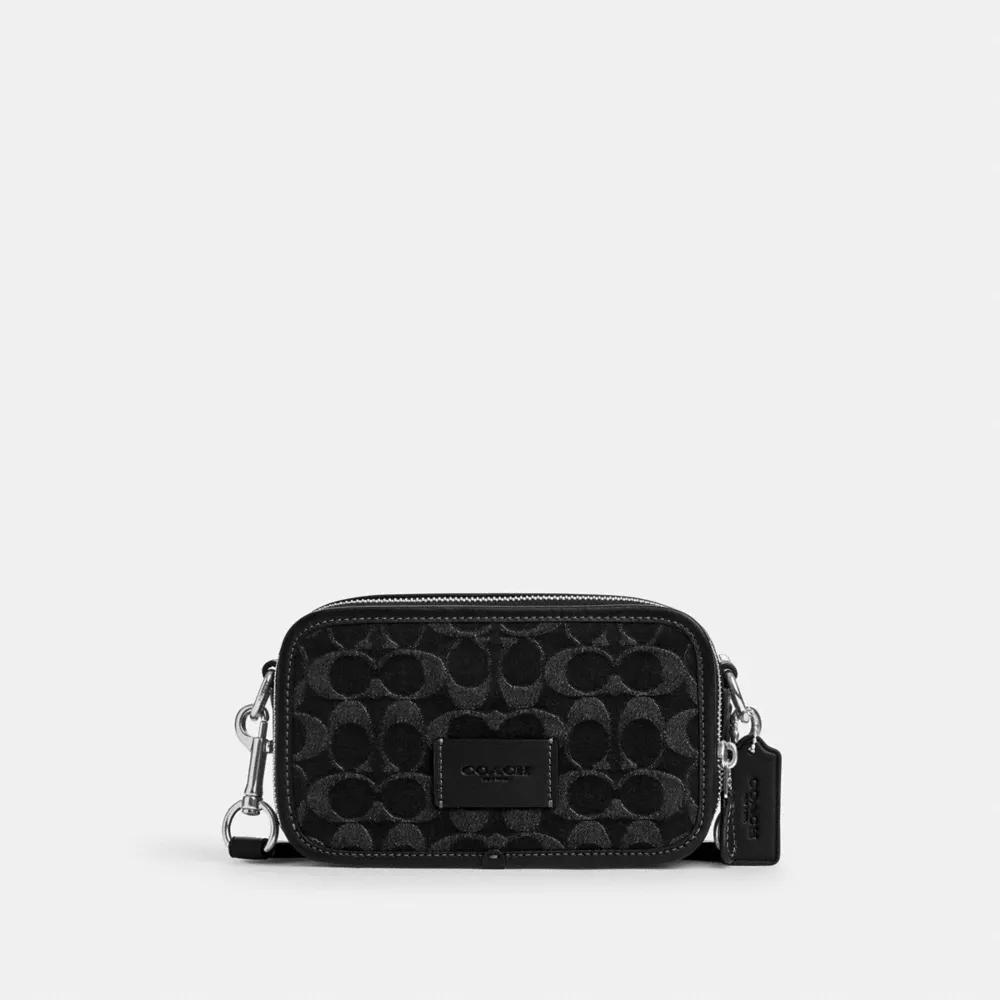 coach wyatt蔻驰单肩包 CAJ35-SV/BK SV/BK