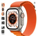 Apple  Watch Ultra GPS + Cellular, 49mm Orange Alpine表带 S 