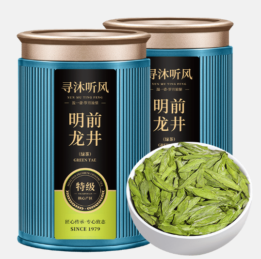5.1元包邮！龙井茶浓香型罐装100g