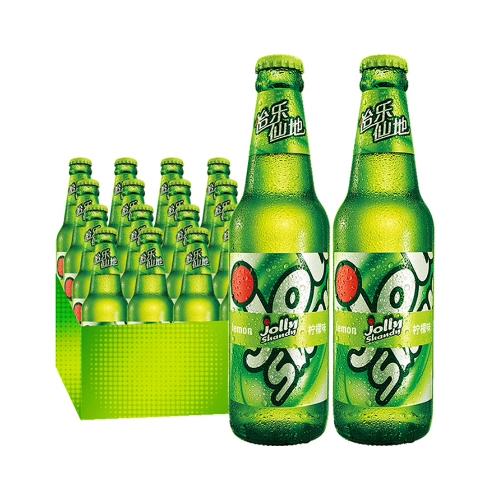 嘉士伯整箱怡乐仙地柠檬味微醺啤酒330ml*24