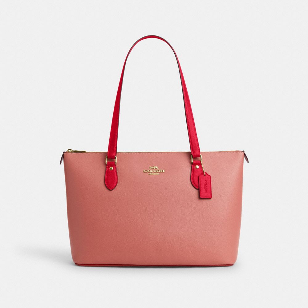 coach gallery tote bag in colorblock CAR35-IMXVM