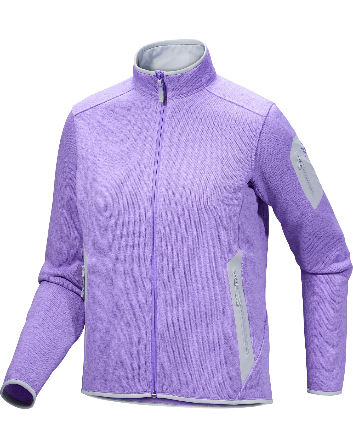 Arcteryx Covert Cardigan 始祖鸟女士开衫 Aster Heather / Solitude XL
