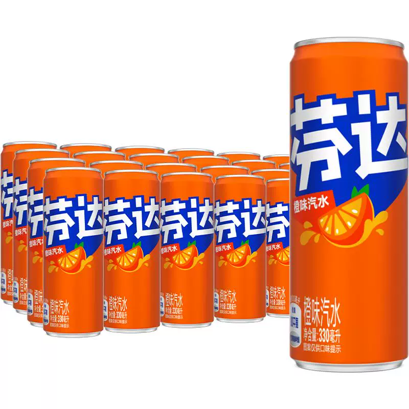 可口可乐芬达330ml×24罐
