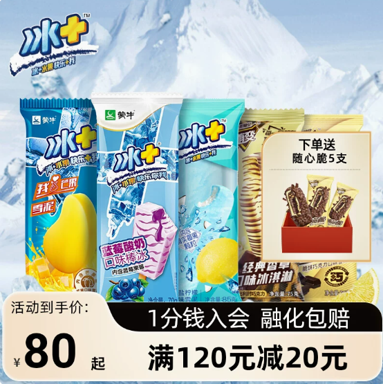 65.25元包邮！蒙牛 随变系列组合雪糕30支（含赠）