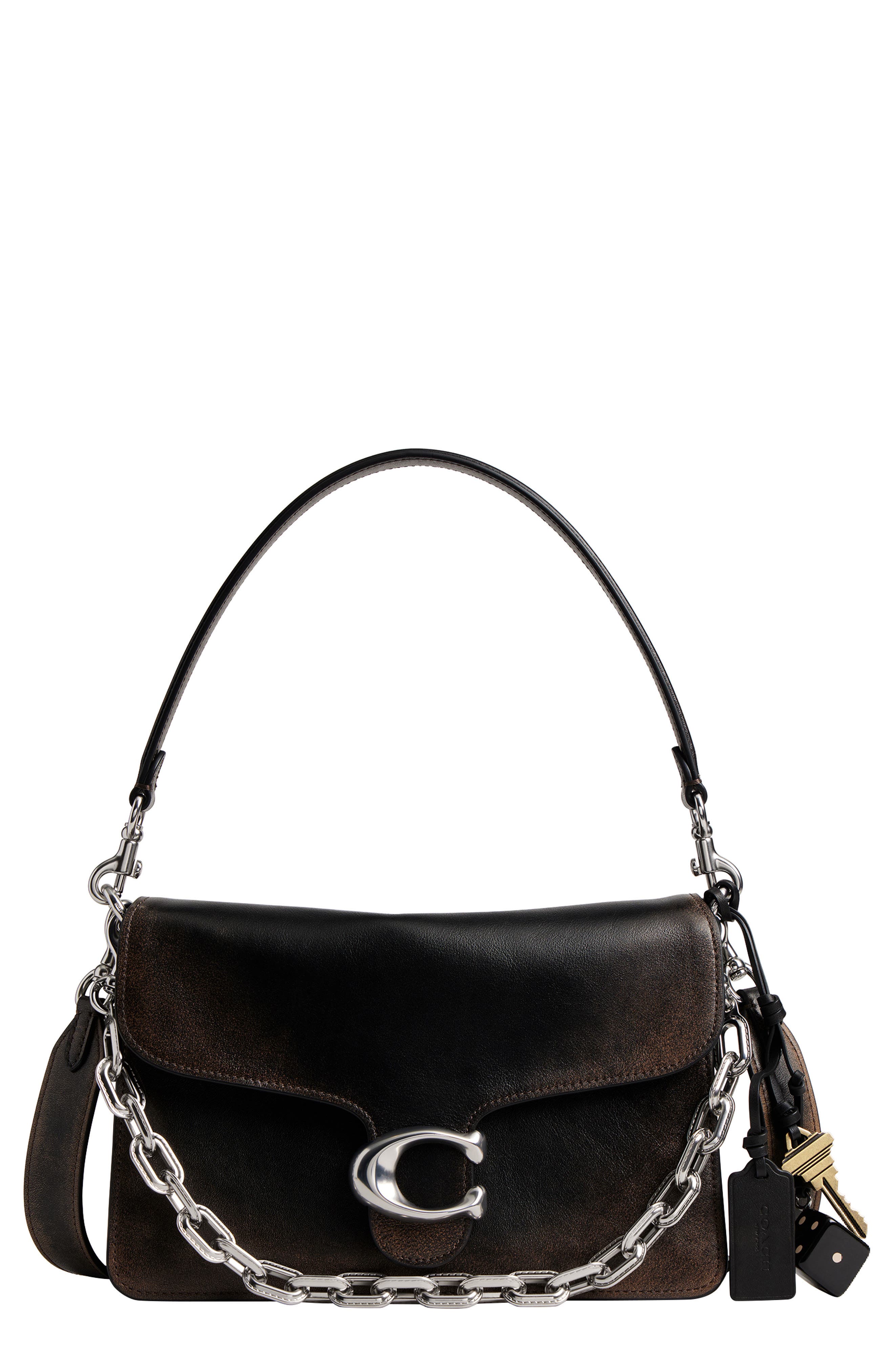 COACH Tabby Chain Leather Shoulder Bag