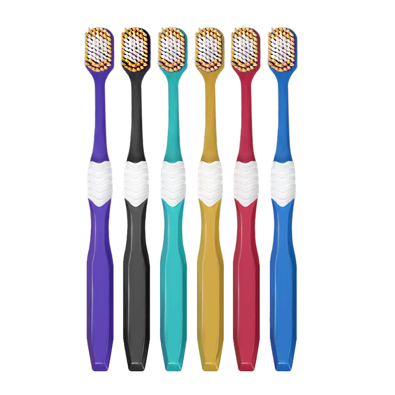 沐暄65孔日式宽头软毛牙刷*6支