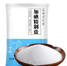 3.9元包邮！舒小达 食用盐5包