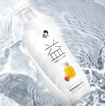 38元包邮！喜茶 气泡水 500ml*15瓶