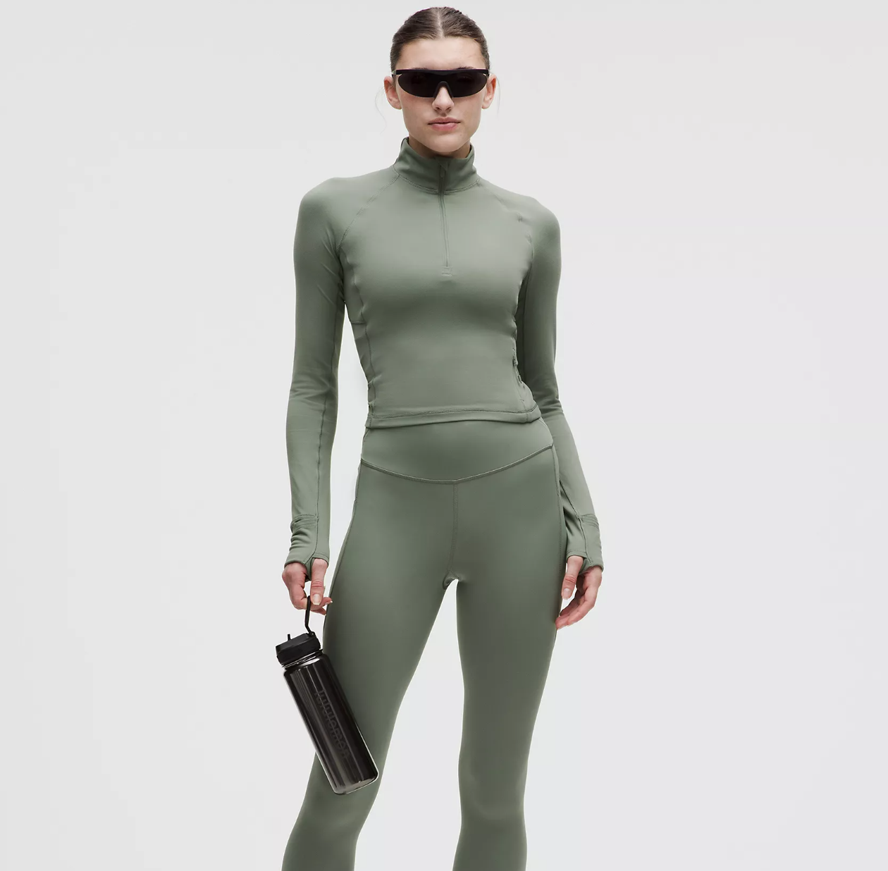 lululemon Rulu 短款半拉链上衣