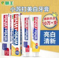 19.9元包邮！狮王White牙膏120g*2支