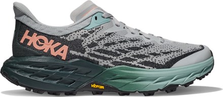 HOKA Speedgoat 5女士跑鞋 Harbor Mist/Spruce 10 Wide