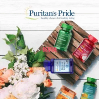 Puritan's Pride美国官网自营产品买1赠2+满额最高立减$25
