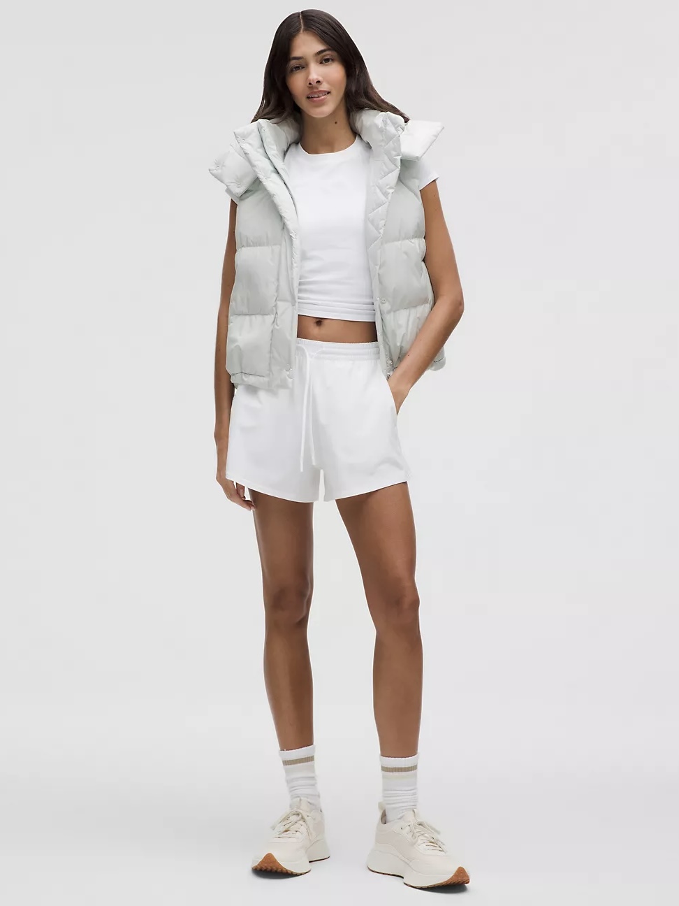 Lulu Wunder Puff 马甲 Ocean Air/Chambray 轻盈蓝史低特惠