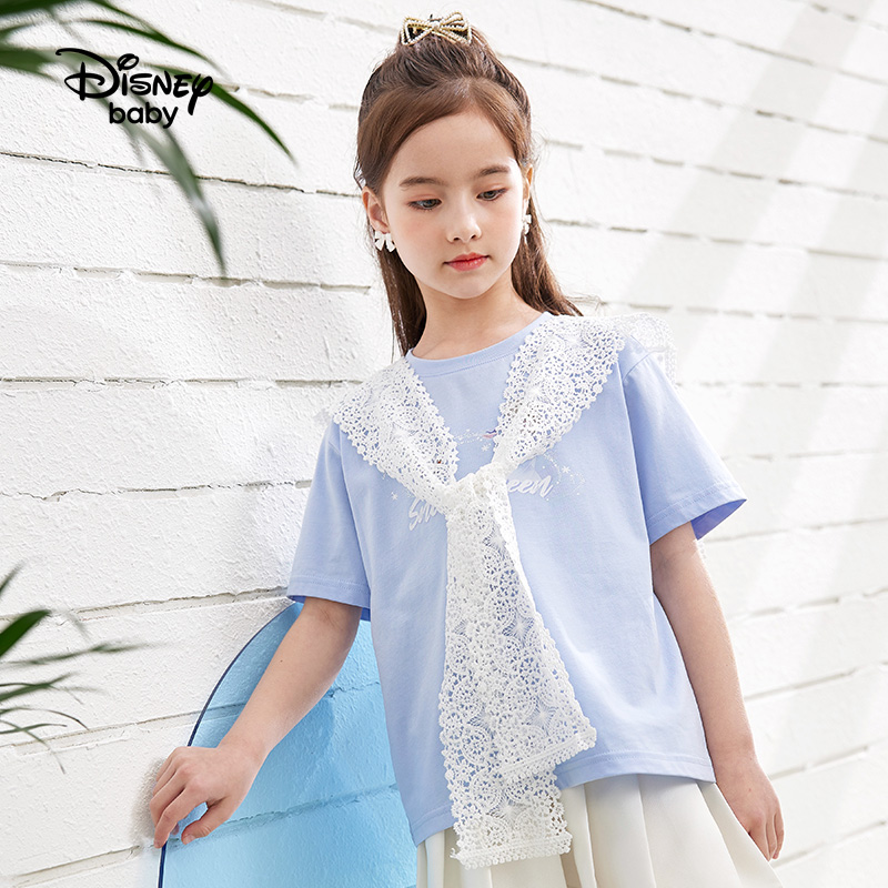 迪士尼短袖t恤男女童打底衫上衣