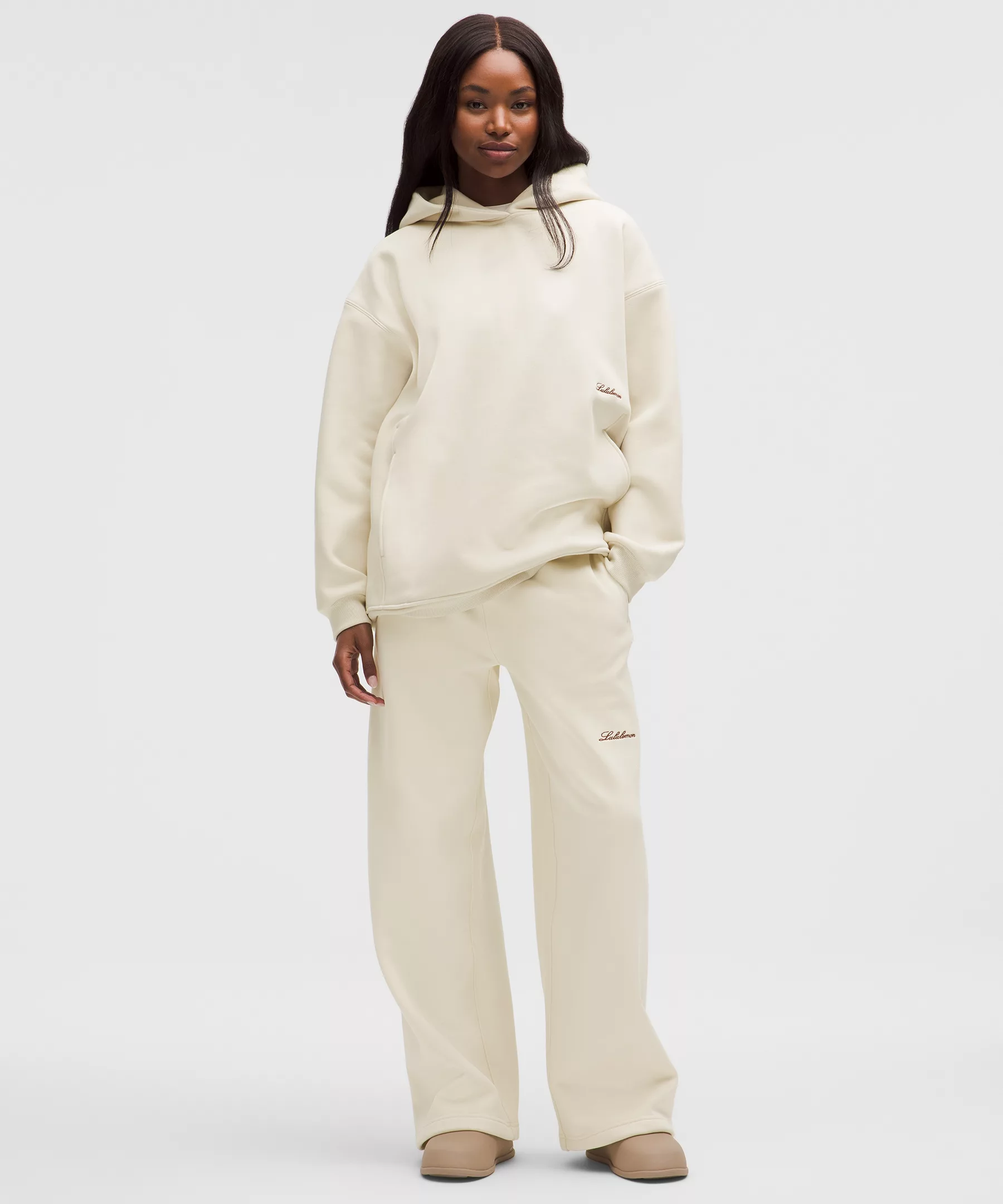 Lululemon Women's Big Cozy Ultra-Oversized 女裤 Light Ivory S